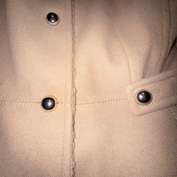 Kate Spade Faux Fur Sherpa Point Collar Long Sleeve Single Breasted Wool Coat XL - Picture 3 of 9